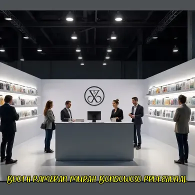 booth pameran murah bondowoso profesional